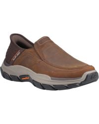 Skechers - Respected Elgin 204810Ww-Cdb Dark Slip On Shoes - Lyst