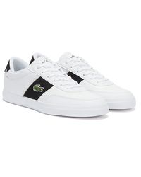 white trainers mens lacoste