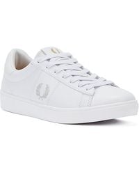 Fred Perry - Spencer Leather Trainers - Lyst