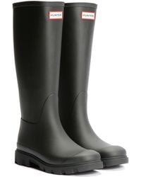 HUNTER - Downpour Tall Rubber Wellington Boots - Lyst
