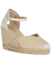 Geox - D Gelsa Textile Light Sand Sandals - Lyst
