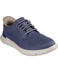 Skechers - Garza Clive Cotton Lace-Up Shoes - Lyst