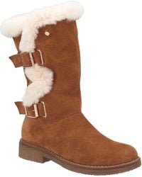 Hush Puppies - Megan Wildleder Stiefeletten - Lyst