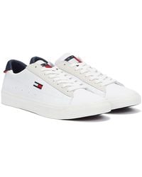 Tommy Hilfiger Tommy Jeans Retro Vulc Leather Trainers - White