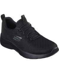Skechers - Dynamight 2.0 Real Smooth Polyester Zwarte Sneakers - Lyst