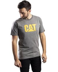 Caterpillar - Trademark Logo Cotton T-Shirt - Lyst