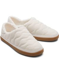 TOMS - Ezra Polyester Light Sand Slippers - Lyst