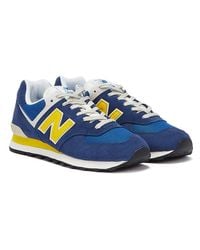 new balance 574 bleu