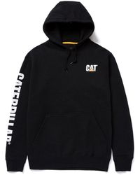 Caterpillar - Trademark Banner Cotton Hooded Sweatshirt - Lyst