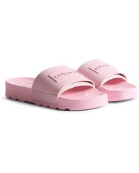 HUNTER - Core Embossedr Polyurethane Parfait Slides Pu - Lyst