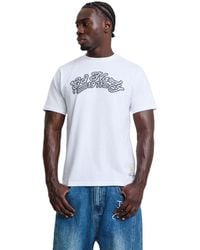 Jaded London Gothic Waffle Henley Long-Sleeves Regular-Fit Cotton