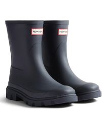 HUNTER - Downpour Short Boot Rubber Wellington Boots - Lyst