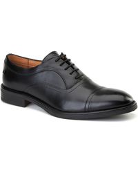 Base London - Lapel Leather Oxford Shoes - Lyst
