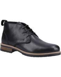 Hush Puppies - Ricky Leather Ankle Boots - Lyst