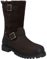 HUNTER - Ness Bruine Leren Dameslaarzen - Lyst