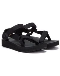 Teva - Midform Universal Sandali Da Donna Neri Neri - Lyst