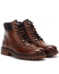 Tommy Hilfiger Tommy Jeans Classic Short Lace Up Boots - Brown
