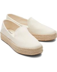 TOMS - Carolina 100% Cotton Espadrilles - Lyst