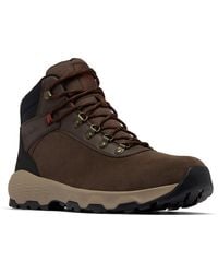 Columbia - Newton Wander Suede Cordovan/Spice Hiking Boots - Lyst