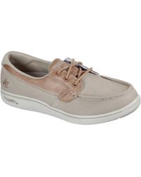 Skechers - Arch Fit Uplift Cruise'N By 136620-Nat Natural Slip On Shoes - Lyst