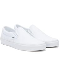 Vans - Classic Slip On True Canvas Trainers - Lyst