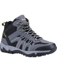 Hi-Tec - Jaguar Mid Synthetic Graphite//Citron Hiking Boots - Lyst
