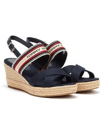 navy tommy hilfiger wedges
