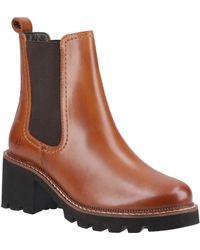 Hush Puppies - Gaia Stiefeletten Aus Leder Mit Absatz - Lyst