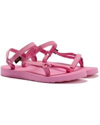 Teva - Original Universal Slim Fuchsia Sandals - Lyst