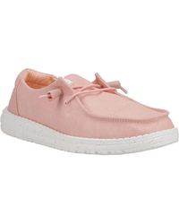 HEYDUDE - Wendy Canvas 100% Cotton Shoes - Lyst