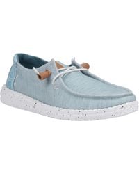 HEYDUDE - Wendy Heathered Slub Tropical Linen/Lyocell/Cotton Shoes - Lyst