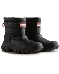 HUNTER - Wfs2108Wwu-Blk Intrepid Short Snow Boots - Lyst
