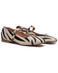 Hush Puppies - Pasha Leather Zebra Shoes - Lyst