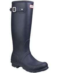 HUNTER - Matt Original Tall Wellington Boots - Lyst