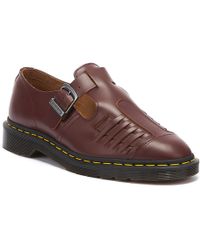Dr. Martens Dr. Martens Mica Vintage Ox Blood Smooth Shoes - Brown