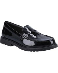 Hush Puppies - Verity Slip On Leather Patent Loafers - Lyst