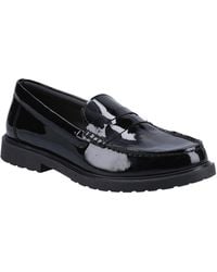 Hush Puppies - Verity Slip On Leather Women's Patent Loafers - Lyst