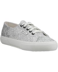 Superga - 2730 Micro Faux Snake Faux Leather Avorio/ Snake Trainers - Lyst