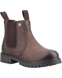 Cotswold - Aston Leather Boy's Flat Chelsea Boots - Lyst