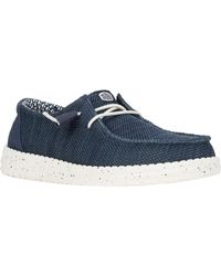 HEYDUDE - Wendy Stretch Mesh Synthetic Loafers - Lyst