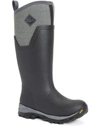 Muck Boot - Arctic Ice Tall Botas De Agua Geométricas Negras/Grises De Goma - Lyst