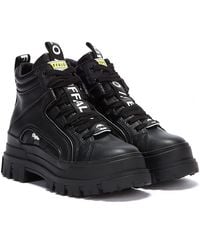 Buffalo - Aspha Mid Nc Donna Stivali Neri - Lyst