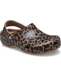 Crocs™ - Classic Animal Kid Eva Girl's Sepia/Leopard Casual Shoes - Lyst