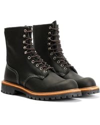 Red Wing - Wing 4501 8-Inch Logger Oil Leather Boots - Lyst