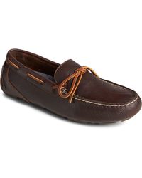 Sperry Top-Sider - Driver 1 Eye Leather Amaretto Loafers - Lyst