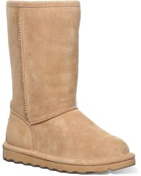BEARPAW - Elle Tall Suede Girl's Coffee Winter Knee High Boots - Lyst