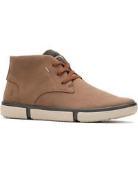 Hush Puppies - Briggs Chukka Leather Men's Cognac Boots - Lyst