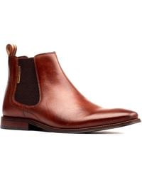 Base London - Sikes Leather Boots - Lyst