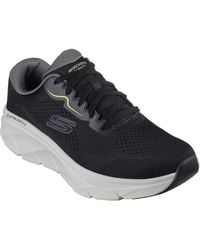 Skechers - D'Lux Walker 2.0 232714-Bklm /Lime Lace Up Shoes - Lyst