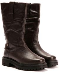 Osprey - The Gabarron Leather Chocolate Boots - Lyst